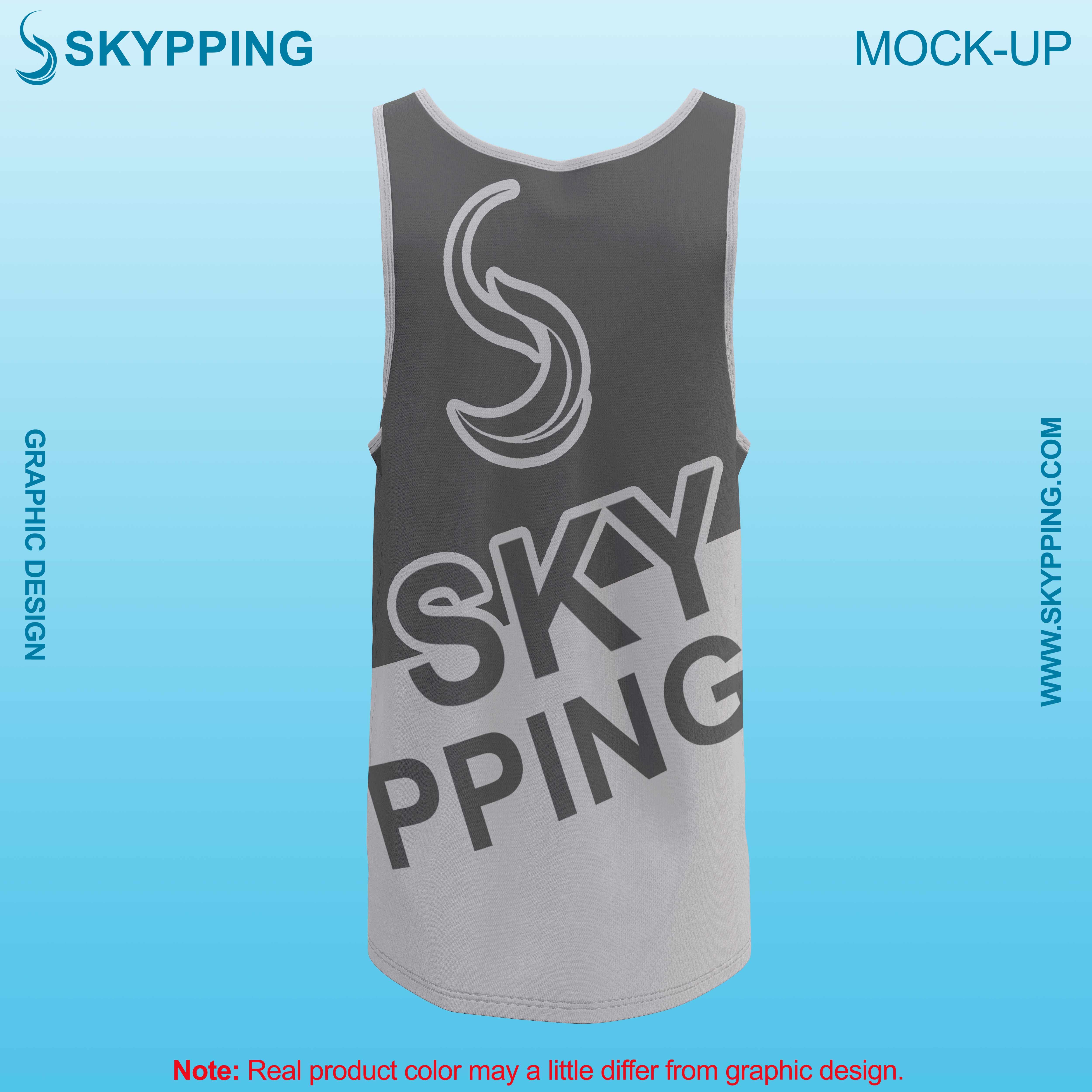 Men Tank Top / Vest in Double Color Self Design